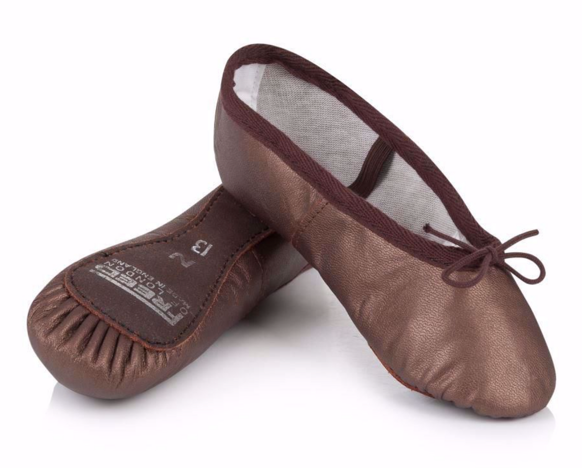 Bronze ballet shoes discount