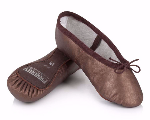 Freed Aspire Leather Ballet Shoes - Skin Toned