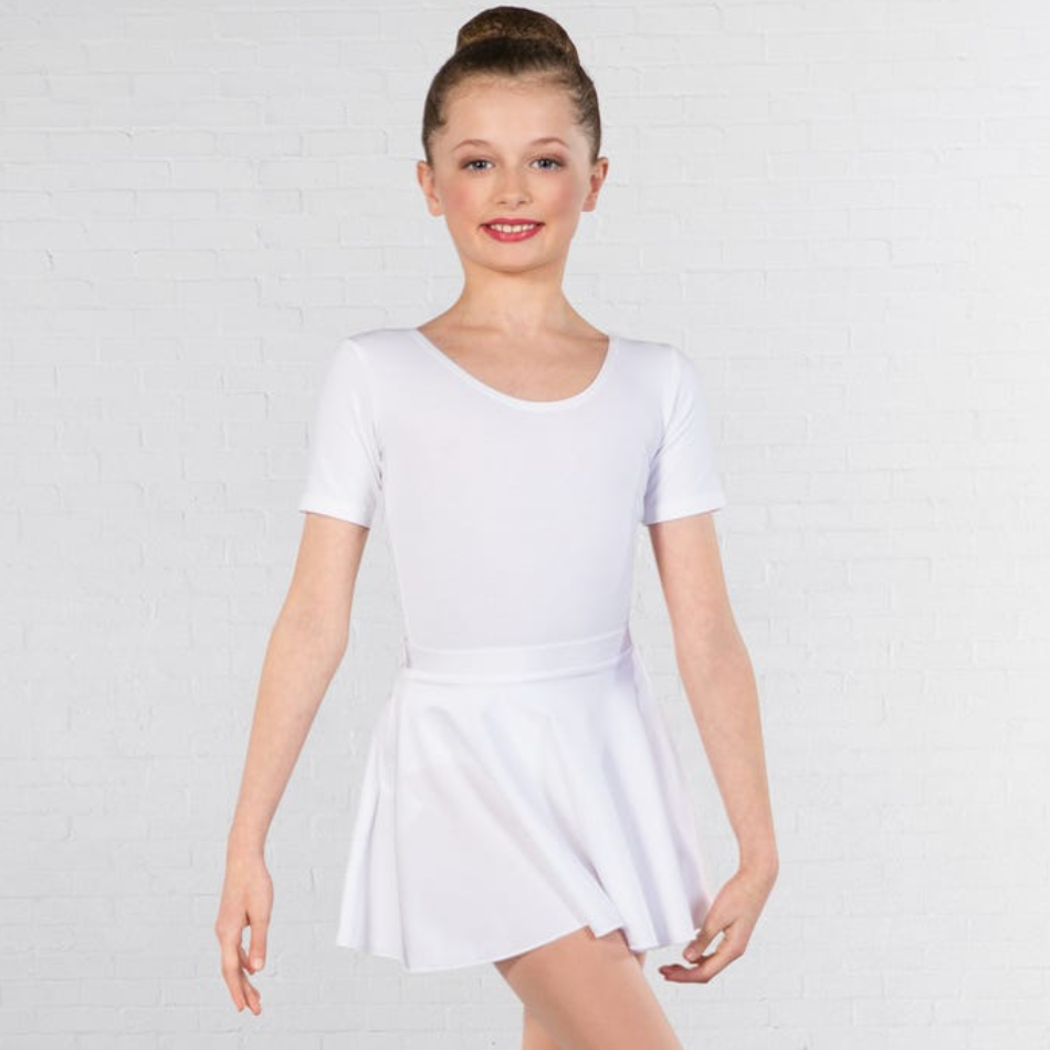 Lycra Circular Skirt -White