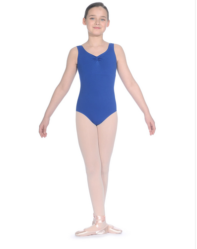 Natasha Sleeveless Leotard - Royal Blue