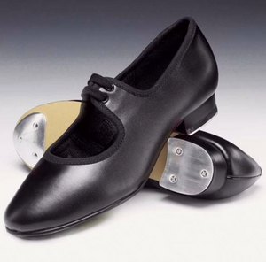 Low Heel Tap Shoes with Toe and Heel Taps