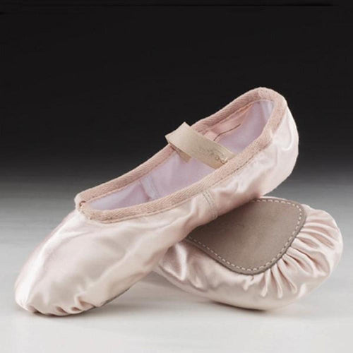 Capezio Daisy Satin Ballet Shoes with Elastic
